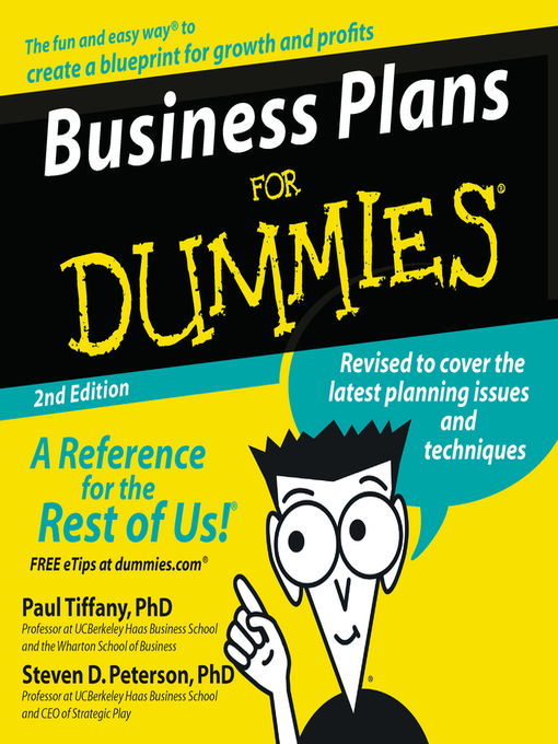 Title details for Business Plans for Dummies® by Paul Tiffany - Available